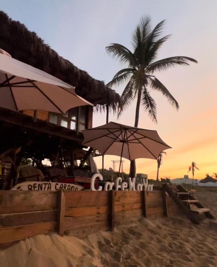 Cafe Maya - Zipolite Exteriör bild