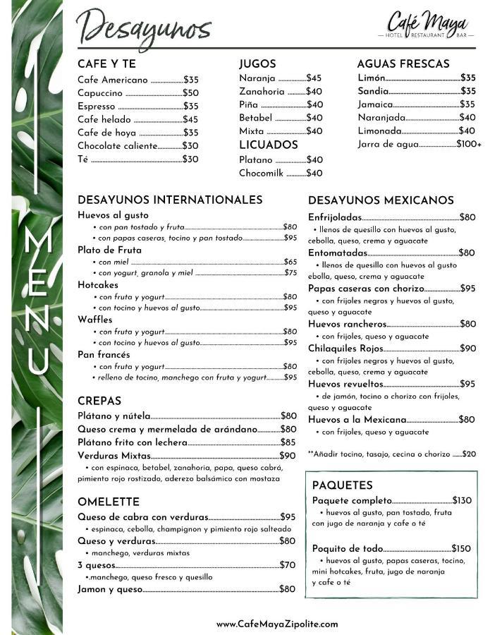 Cafe Maya - Zipolite Exteriör bild