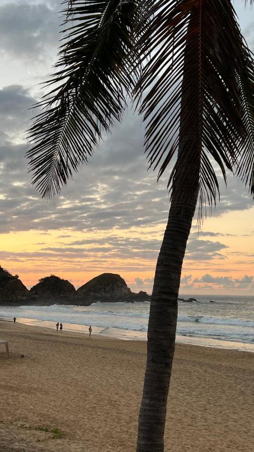 Cafe Maya - Zipolite Exteriör bild