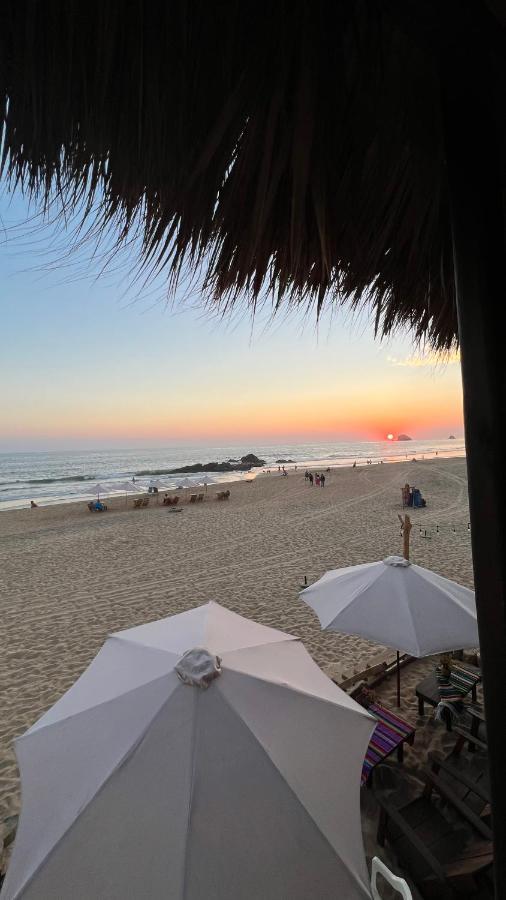 Cafe Maya - Zipolite Exteriör bild