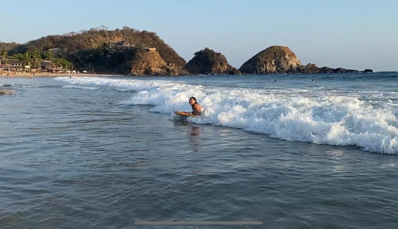 Cafe Maya - Zipolite Exteriör bild
