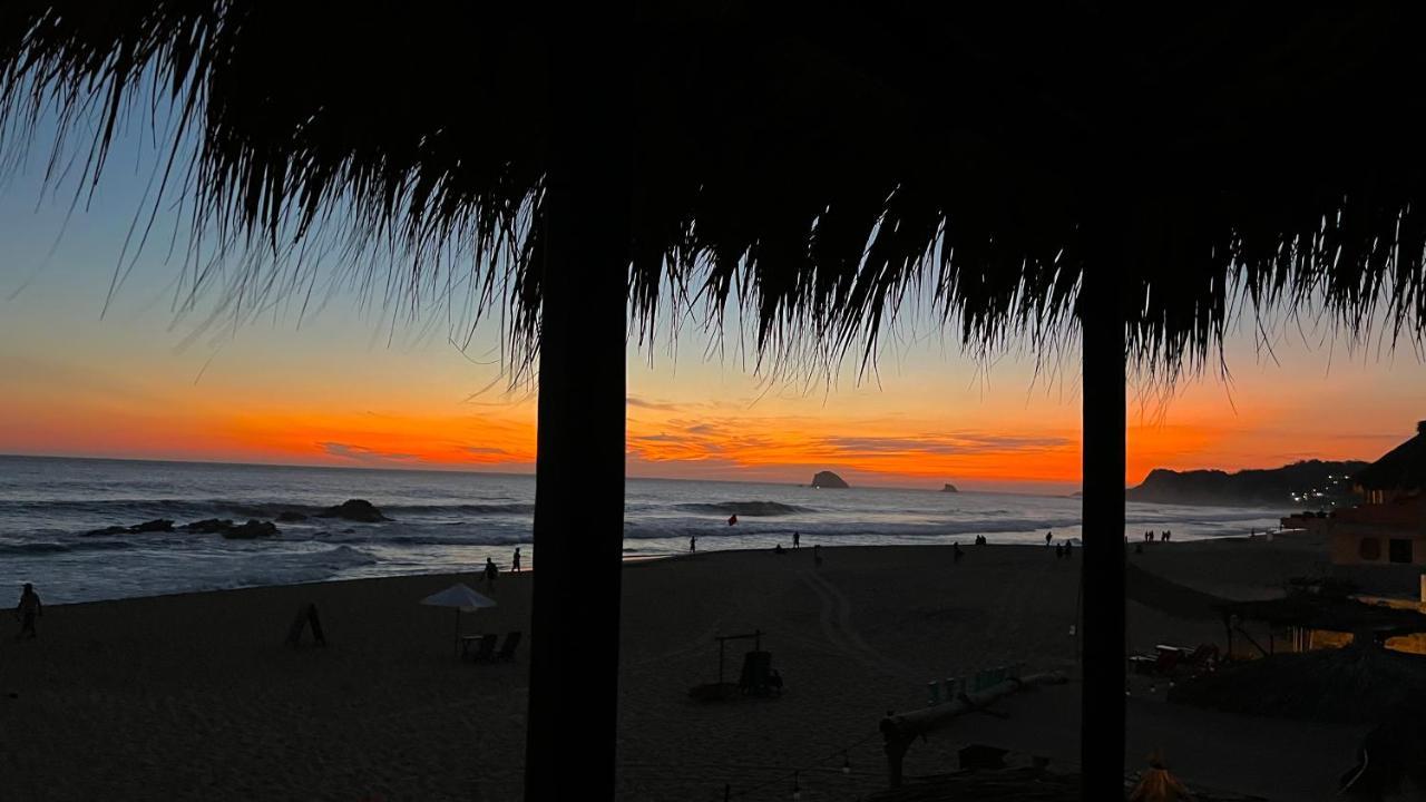 Cafe Maya - Zipolite Exteriör bild