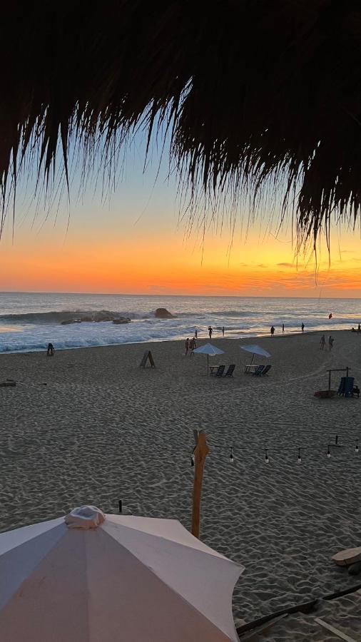 Cafe Maya - Zipolite Exteriör bild
