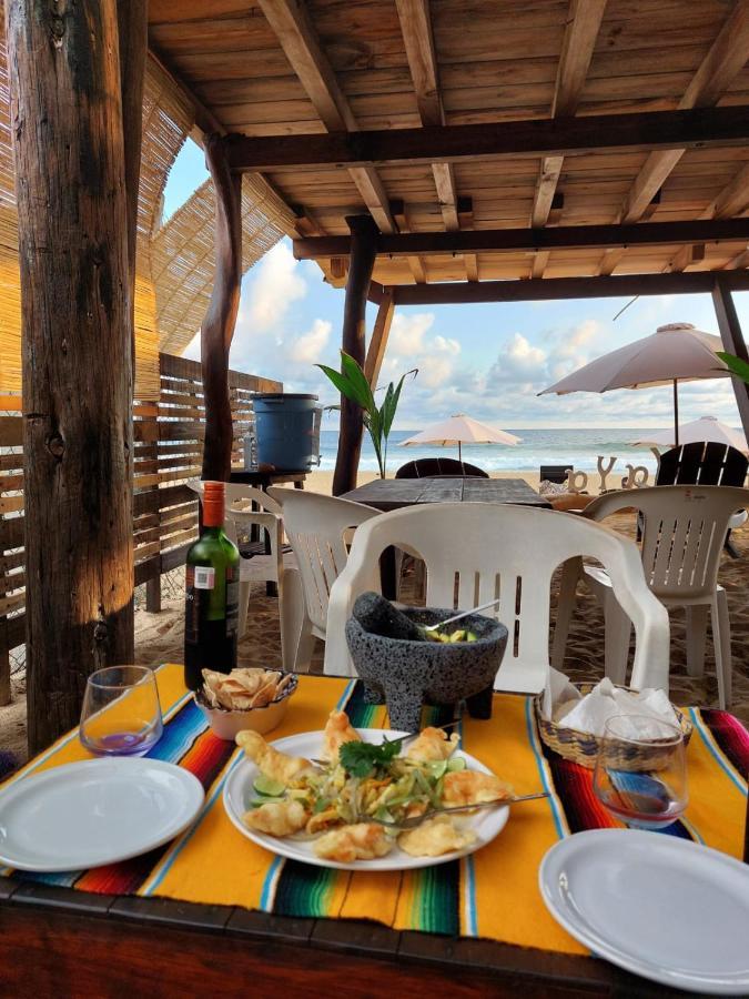 Cafe Maya - Zipolite Exteriör bild