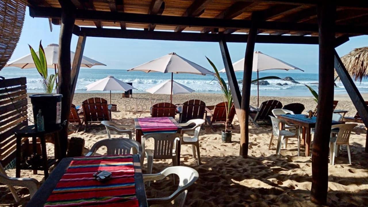 Cafe Maya - Zipolite Exteriör bild