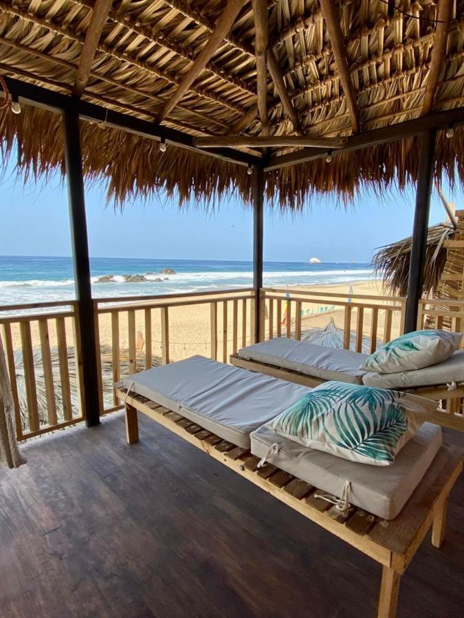 Cafe Maya - Zipolite Exteriör bild