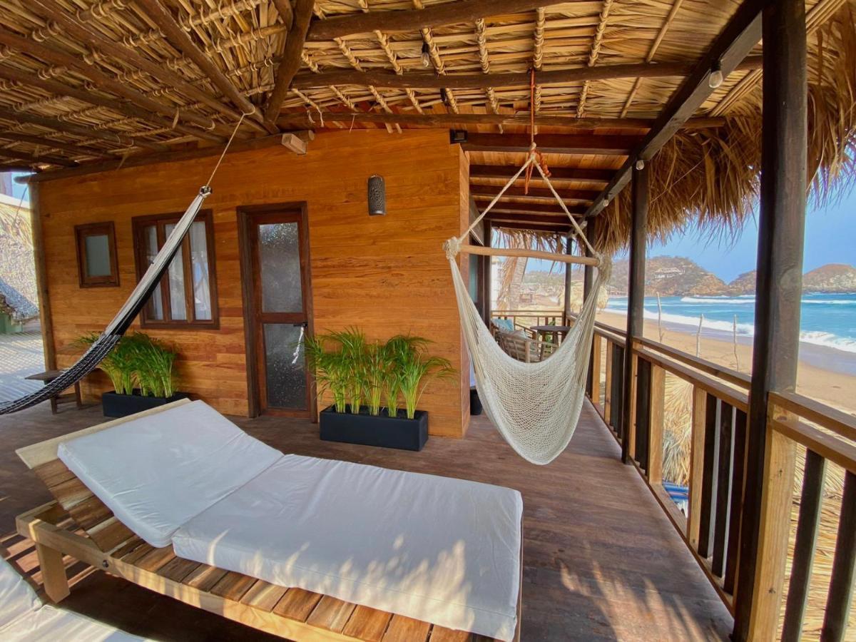Cafe Maya - Zipolite Exteriör bild