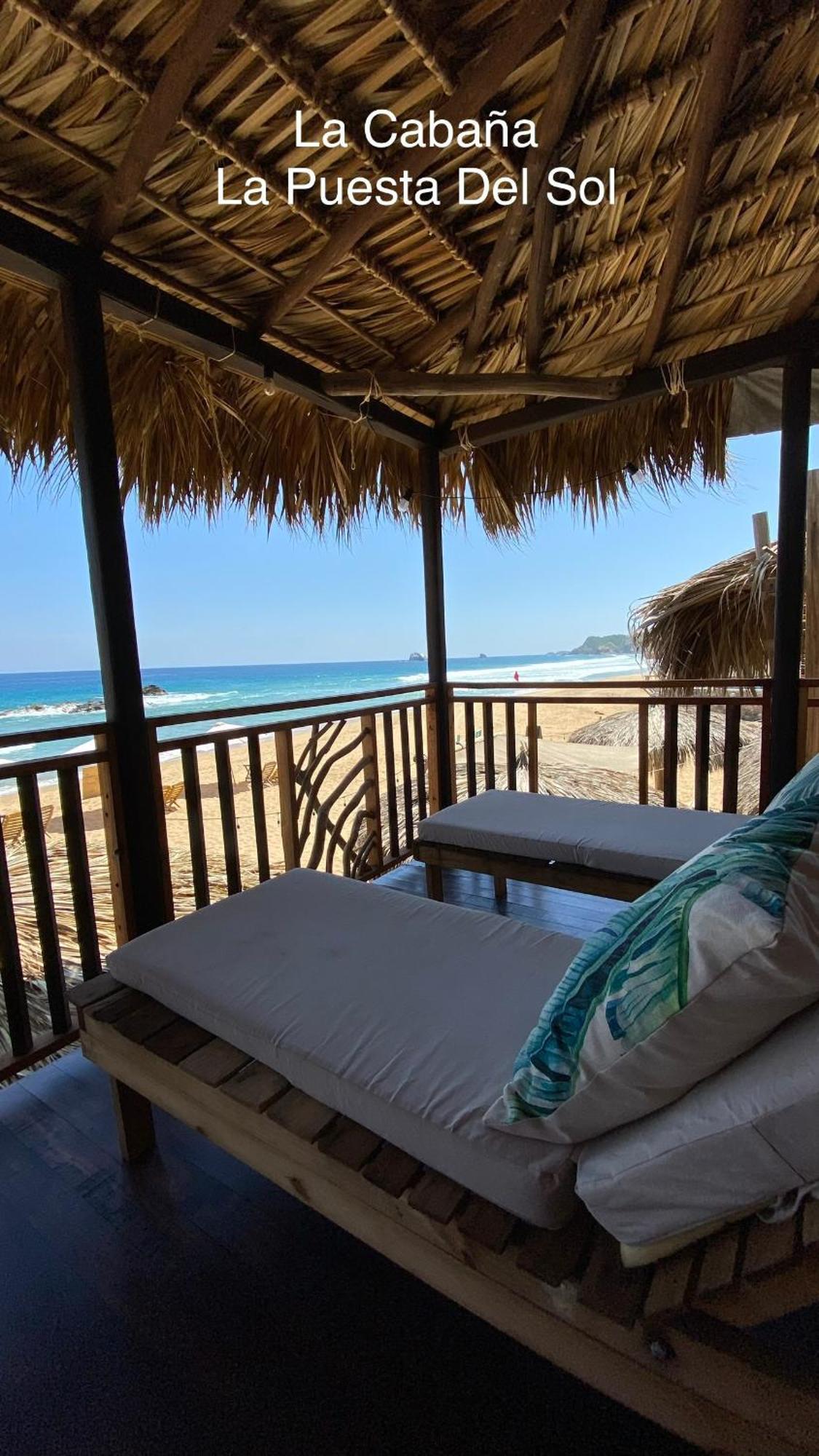 Cafe Maya - Zipolite Exteriör bild
